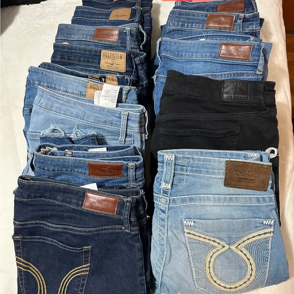 American Eagle, Hollister and Big Star Jeans